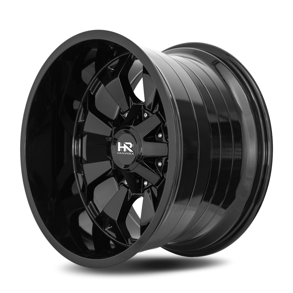 Aluminum Wheels Devastator 20x10 6x135/139.7 -19 108 Gloss Black Hardrock Offroad