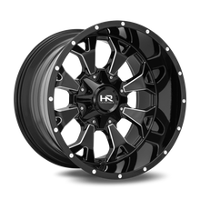 Load image into Gallery viewer, Aluminum Wheels Devastator 20x10 8x165.1 -19 125.2 Gloss Black Milled Hardrock Offroad