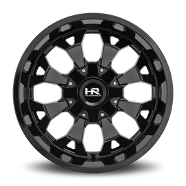 Aluminum Wheels Devastator 20x10 5x150/139.7 -19 110.3 Gloss Black Hardrock Offroad