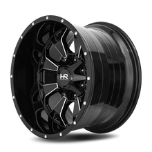 Load image into Gallery viewer, Aluminum Wheels Devastator 20x10 5x150/139.7 -19 110.3 Gloss Black Milled Hardrock Offroad