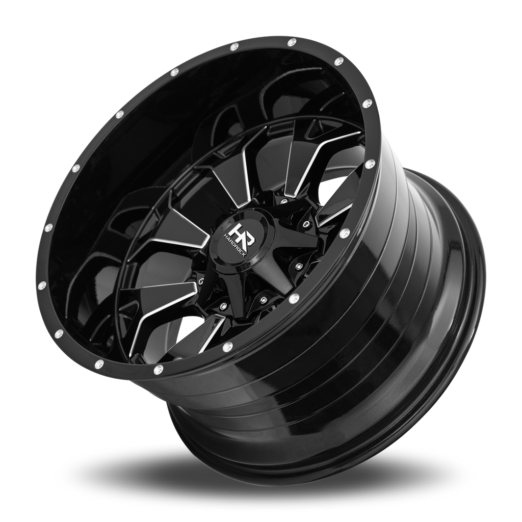 Aluminum Wheels Devastator 20x12 6x135/139.7 -51 108 Gloss Black Hardrock Offroad