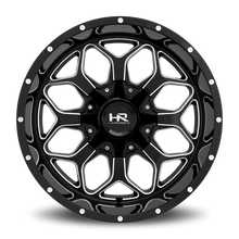 Load image into Gallery viewer, Aluminum Wheels Indestructible 20x10 5x127/139.7 -19 87 Gloss Black Milled Hardrock Offroad