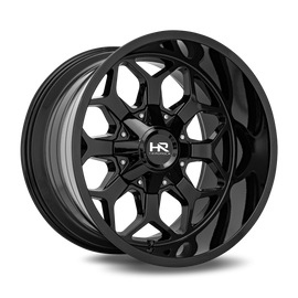 Aluminum Wheels Indestructible 20x10 8x165.1 -19 125.2 Gloss Black Hardrock Offroad