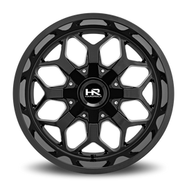 Aluminum Wheels Indestructible 20x10 5x150/139.7 -19 110.3 Gloss Black Hardrock Offroad