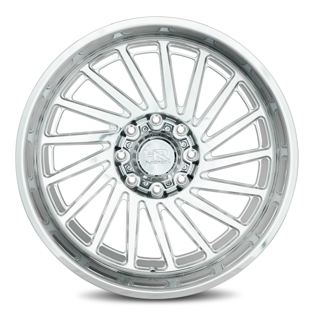 Aluminum Wheels H905 24x12 8x165.1 -51 125.2 Polish - Right Hand Hardrock Offroad
