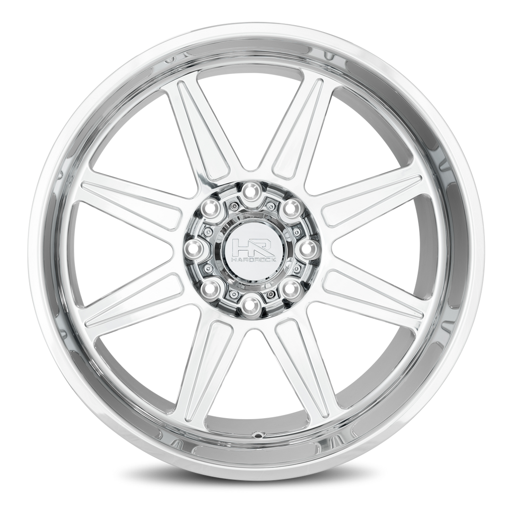 Aluminum Wheels H906 22x12 6x135 -51 87.1 Polish Hardrock Offroad