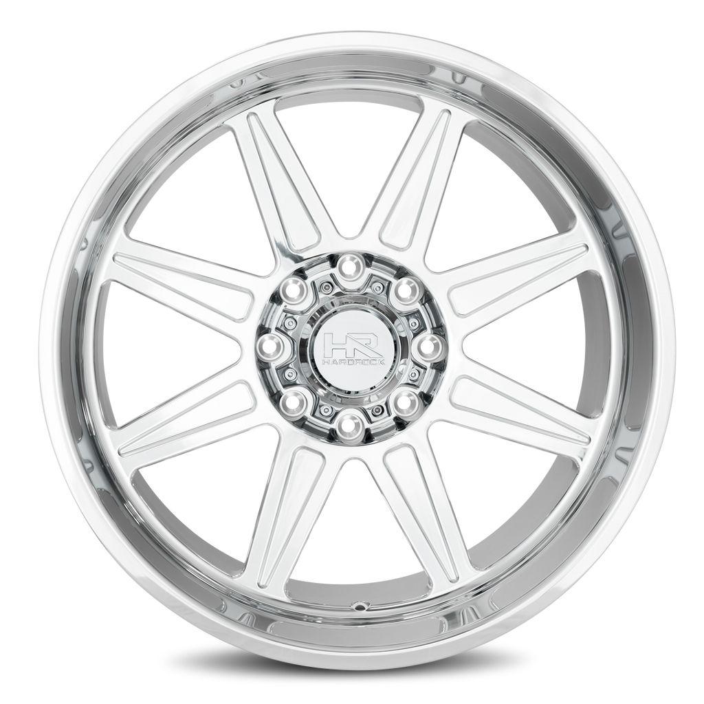 Aluminum Wheels H906 22x12 5x139.7 -51 87 Polish Hardrock Offroad