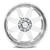 Aluminum Wheels H906 22x12 5x139.7 -51 87 Polish Hardrock Offroad