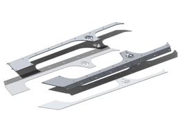 Jeep Wrangler JK 4 Door Rocker Body Cladding - CrawlTek Revolution