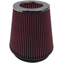 Load image into Gallery viewer, Air Filter For Intake Kits 75-2557 Oiled Cotton Cleanable 6 Inch Red