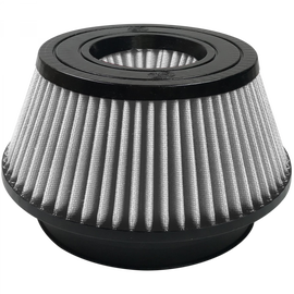 Air Filter For Intake Kits 75-5033,75-5015 Dry Extendable White