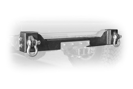 Jeep JL Rear Bumper Crossmember W/ Recovery Shackles 18-Present Wrangler JL 2/4 Door