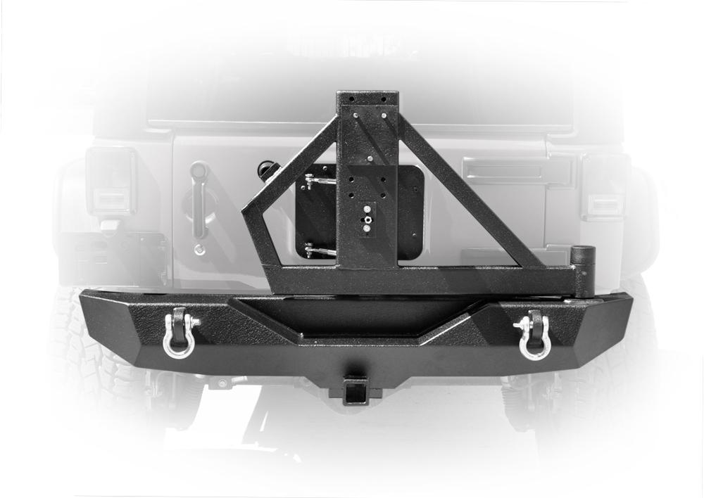Single Action Rear Bumper and Tire Carrier w/Bearing
