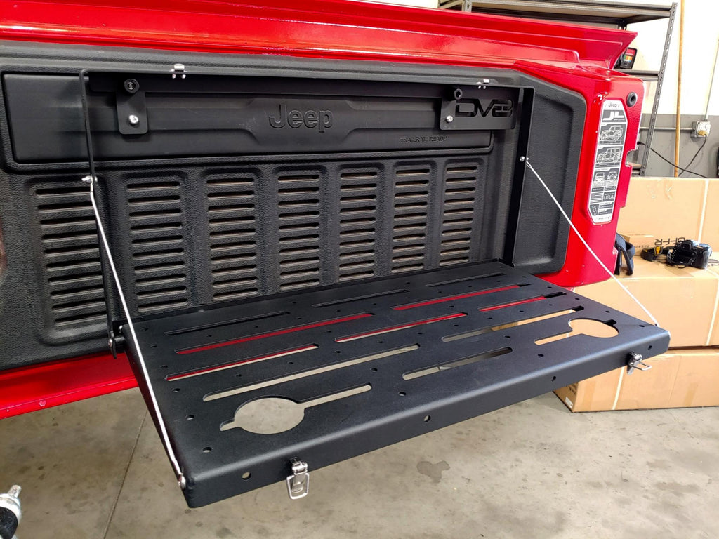 Jeep JL Tailgate Mounted Trail Table 18-Pres Wrangler JL