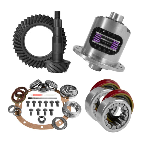 8.6 inch GM 4.56 Rear Ring and Pinion Install Kit 30 Spline Positraction Axle Bearings and Seals -