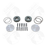 Hardcore Drive Flange Kit For Dana 60 30 Spline Outer Stubs   Engraved Caps -