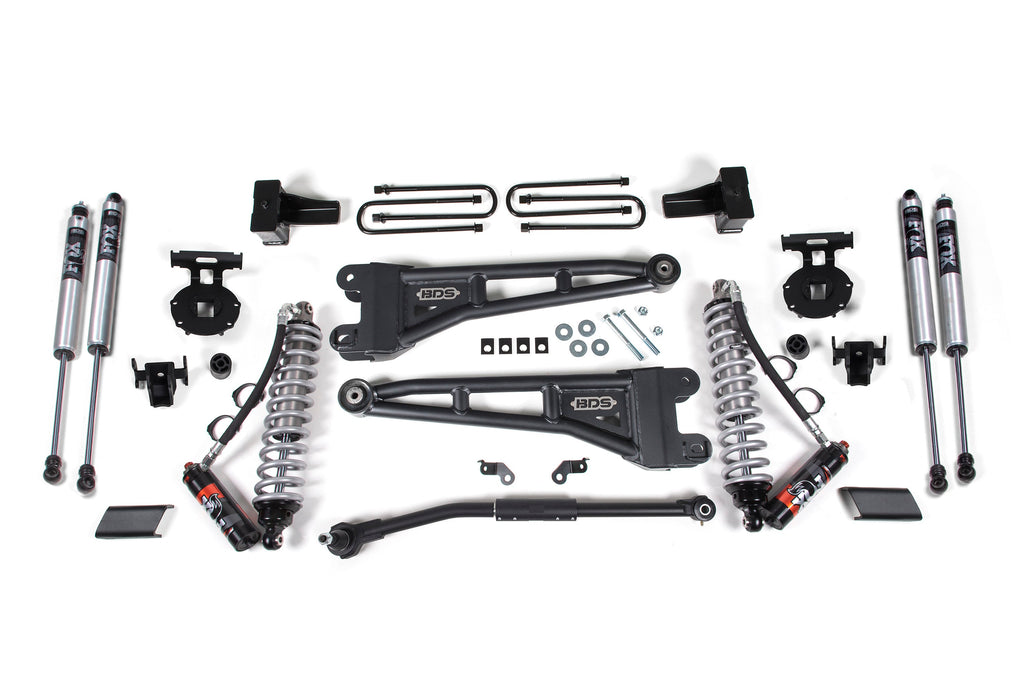 2.5 Inch Lift Kit w/ Radius Arm | FOX 2.5 Performance Elite Coil-Over Conversion | Ford F250/F350 Super Duty (17-19) 4WD | Diesel