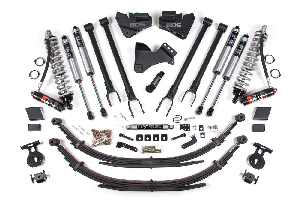 5 Inch Lift Kit w/ 4-Link | FOX 2.5 Performance Elite Coil-Over Conversion | Ford F250/F350 Super Duty (20-22) 4WD | Diesel