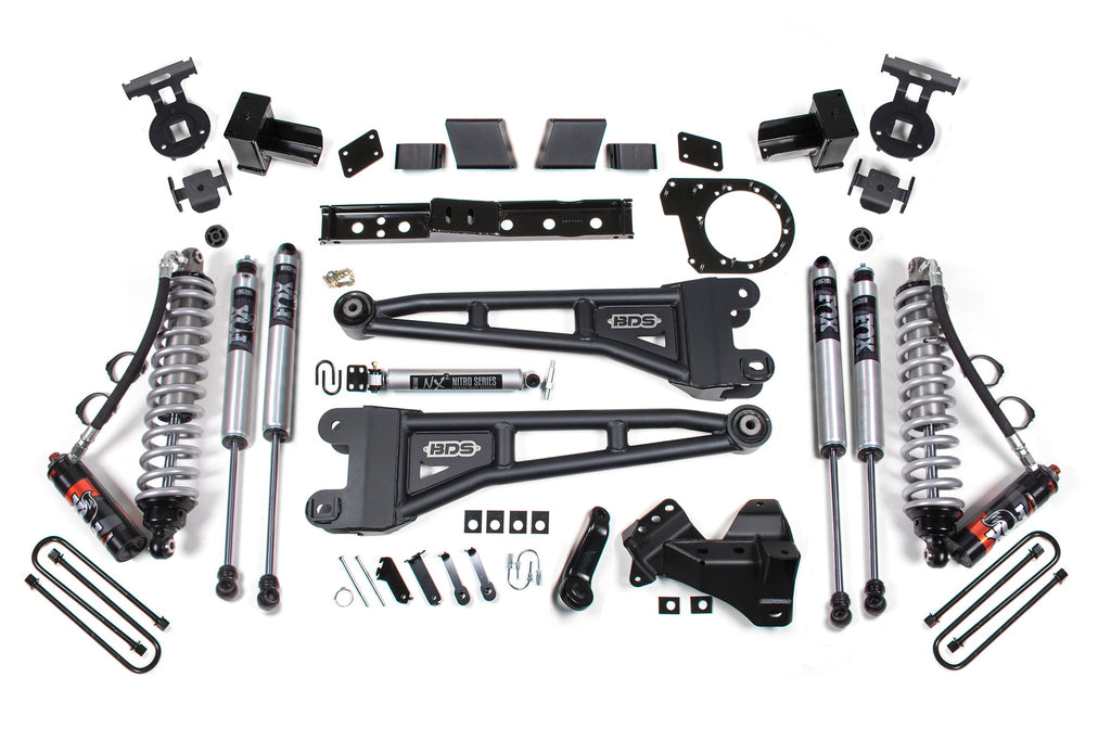 7 Inch Lift Kit w/ Radius Arm | FOX 2.5 Performance Elite Coil-Over Conversion | Ford F250/F350 Super Duty (20-22) 4WD | Diesel