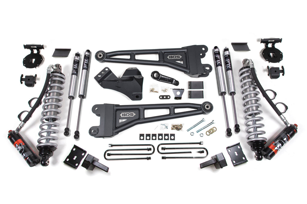 4 Inch Lift Kit w/ Radius Arm | FOX 2.5 Performance Elite Coil-Over Conversion | Ford F250/F350 Super Duty (11-16) 4WD | Diesel