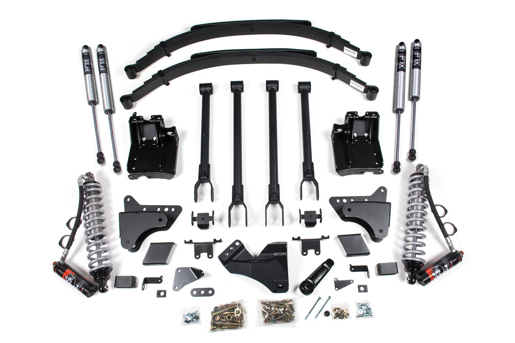 6 Inch Lift Kit w/ 4-Link | FOX 2.5 Performance Elite Coil-Over Conversion | Ford F250/F350 Super Duty (11-16) 4WD | Diesel