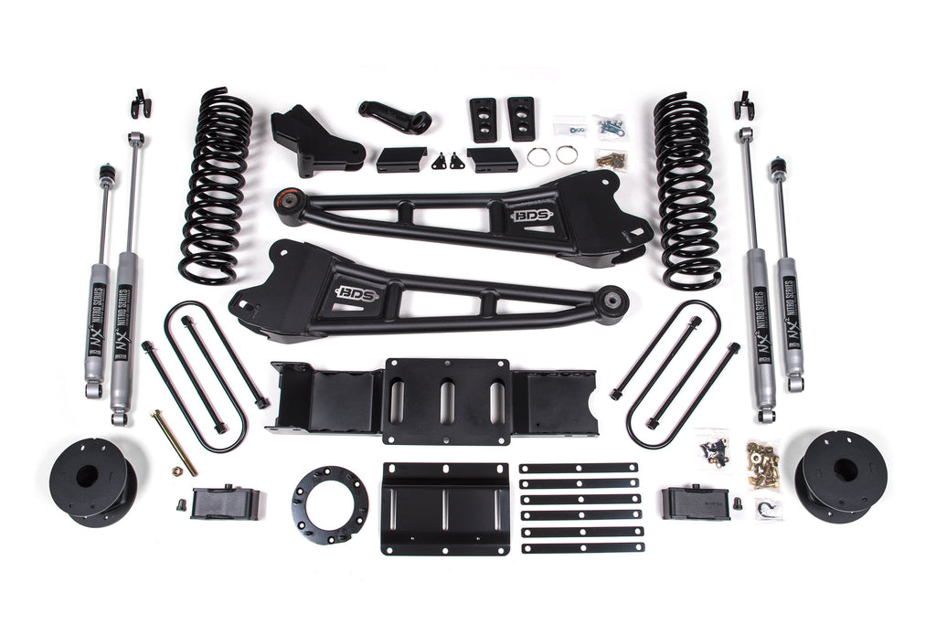 4 Inch Lift Kit w/ Radius Arm | Ram 3500 w/ Rear Air Ride (19-23) 4WD | Diesel