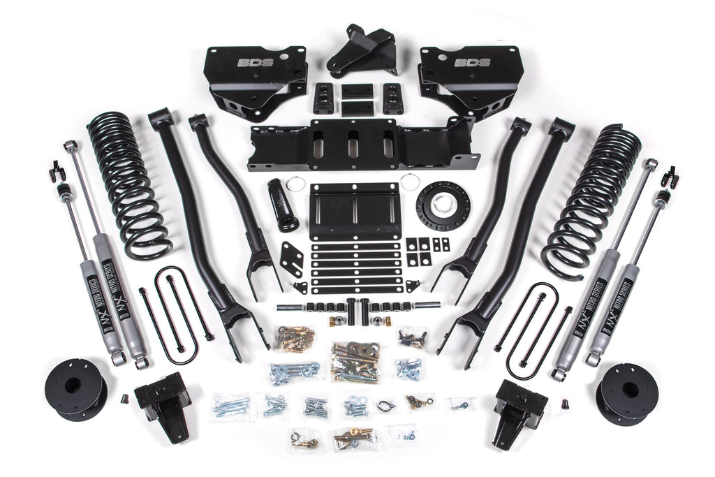 6 Inch Lift Kit w/ 4-Link | Ram 3500 w/ Rear Air Ride (19-23) 4WD | Diesel