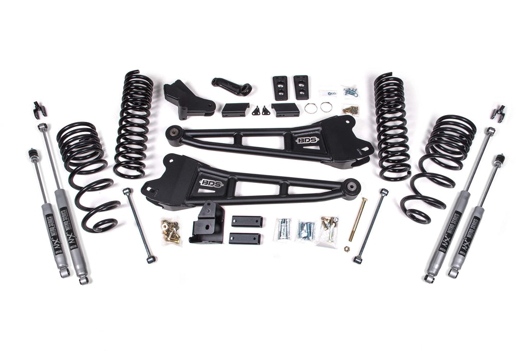 4 Inch Lift Kit w/ Radius Arm | Ram 2500 (14-18) 4WD | Diesel